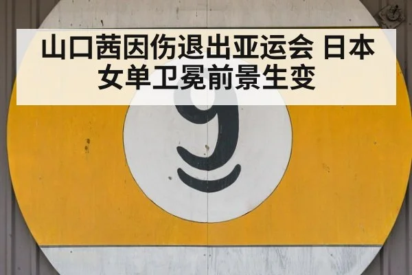 山口茜因伤退出亚运会 日本女单卫冕前景生变